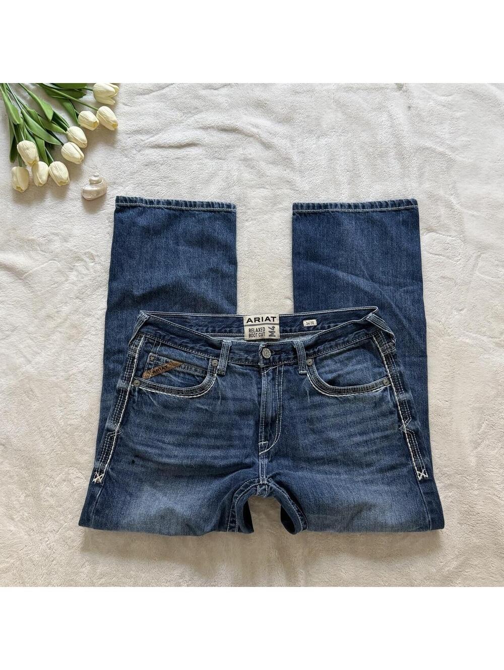 Ariat straight leg relaxed denim jeans